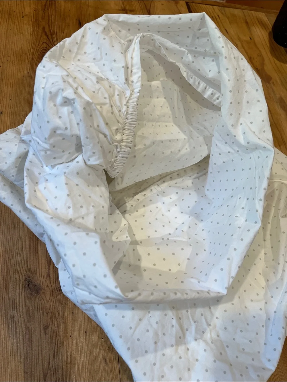 POTTERY BARN KIDS *Crib* Unisex Fitted Sheet Polka Dots